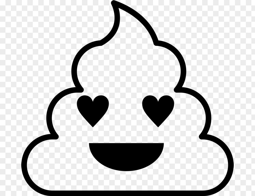 Bakery Label Pile Of Poo Emoji Drawing Feces Heart PNG