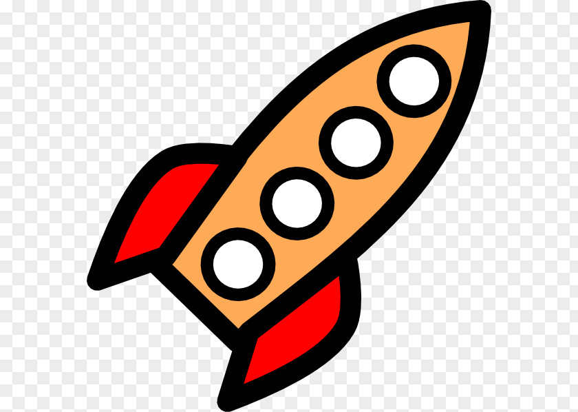 Cartoon Rocket Spacecraft Clip Art PNG