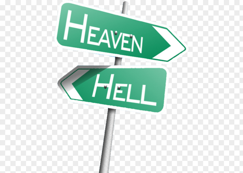 Castle In Heaven Hell Traffic Sign Signage PNG