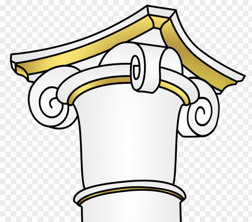 Column Composite Order Capital Classical Corinthian PNG