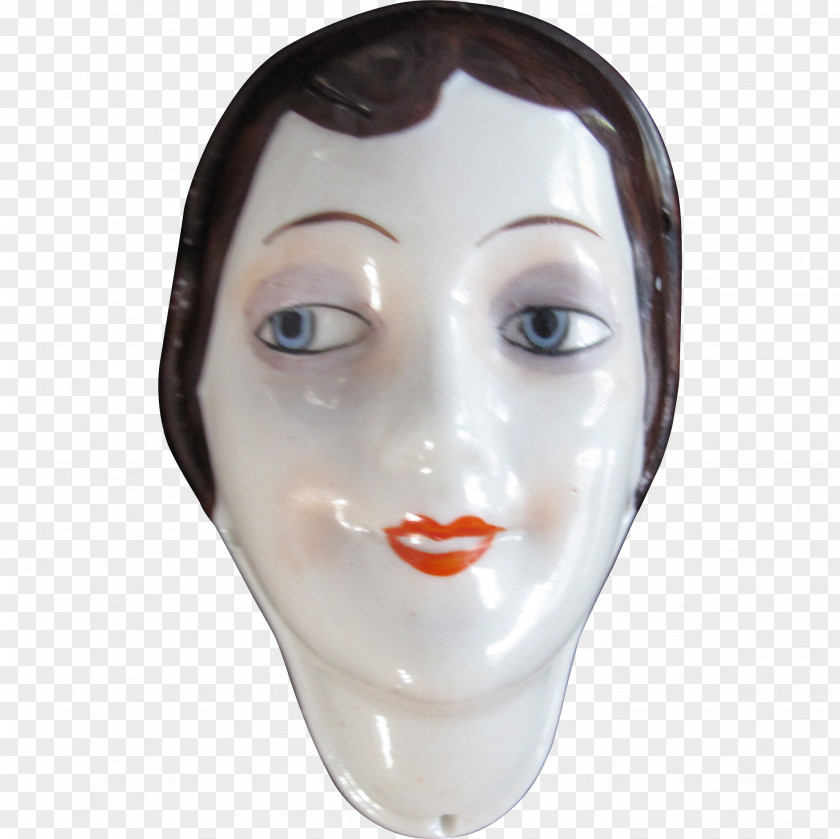Doll Chin Face Mask Ruby Lane PNG