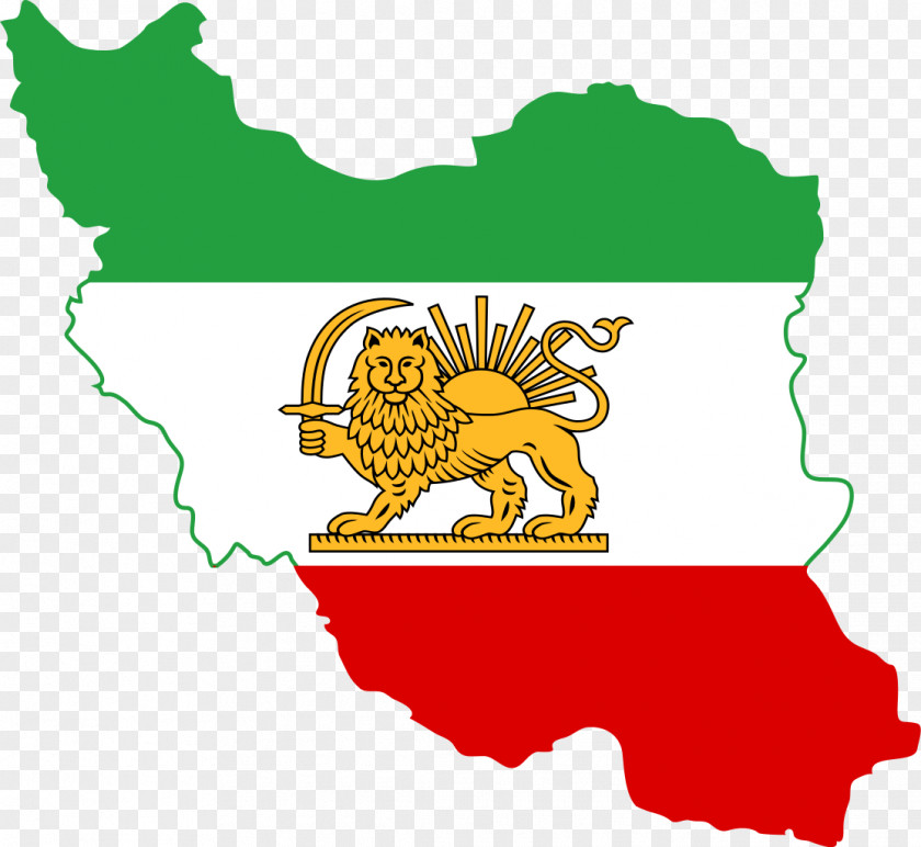 Iran Greater Flag Of Map PNG