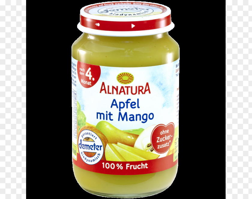 Milk Baby Food Organic Alnatura Apple PNG