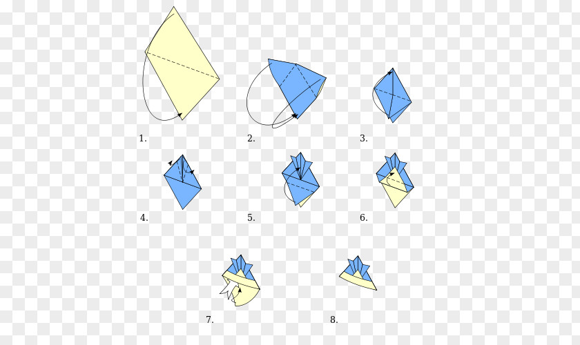 Origami Style Border Line Point Triangle PNG