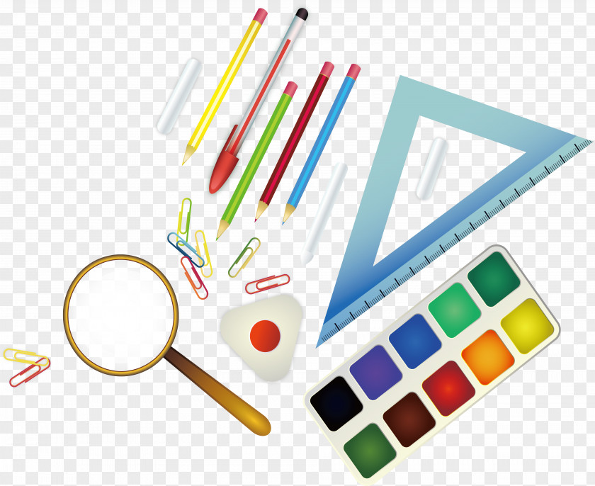Palette, Magnifying Glass, Poster Palette Glass PNG