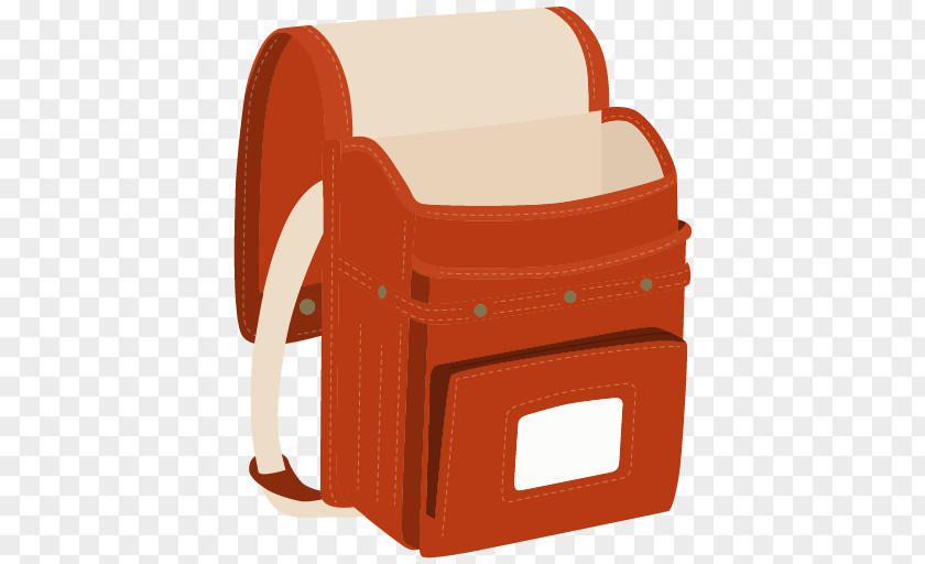 Schoolbag Vector Illustration Silhouette Randoseru Design PNG