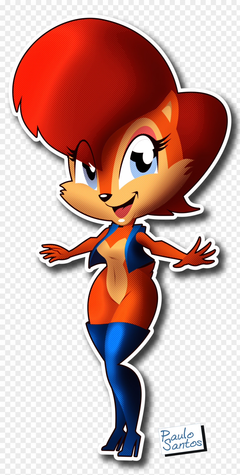Sonic The Hedgehog Princess Sally Acorn Clip Art Illustration PNG
