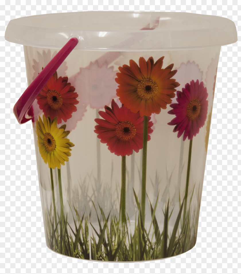 Bucket Floristry Liter Flower Transvaal Daisy PNG