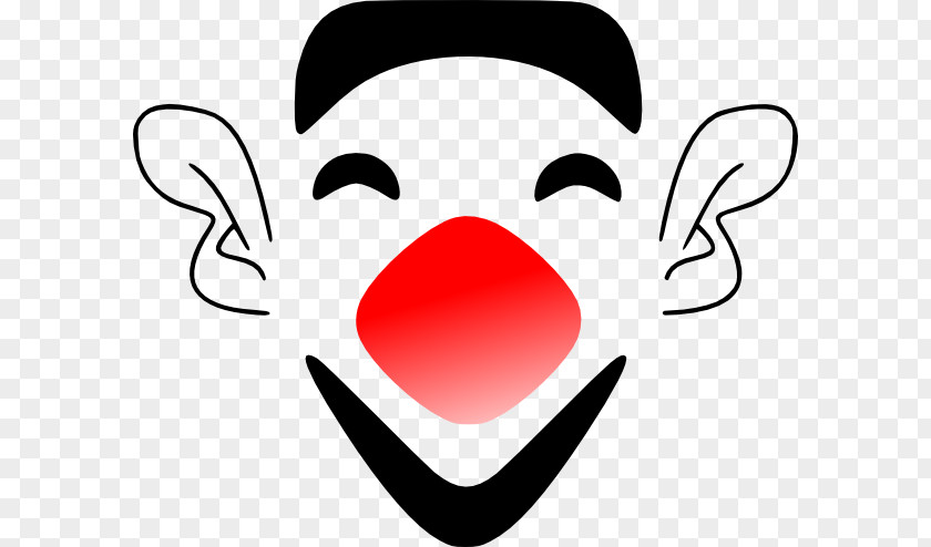 Cartoon Clown Face Laughter Clip Art PNG