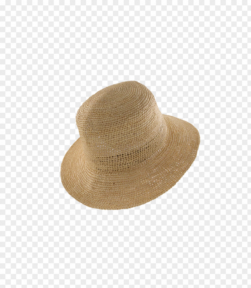 Crocheting Sun Hat Beige PNG