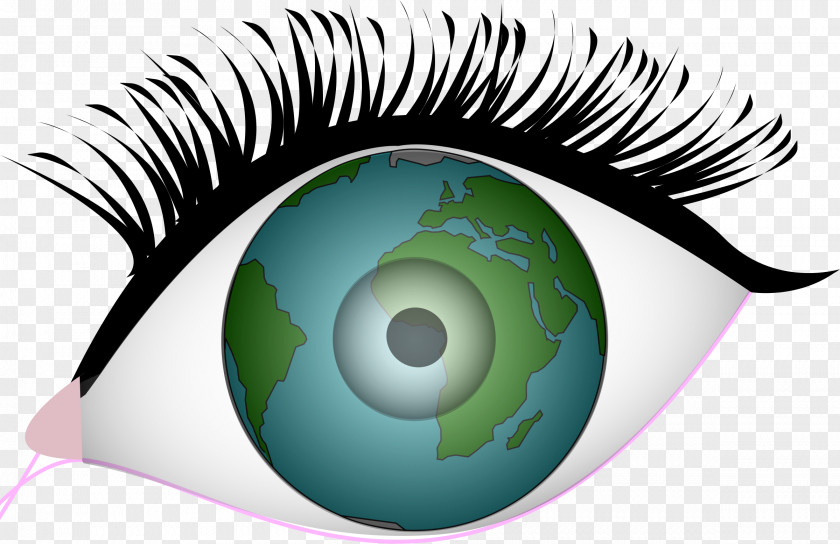Hand-painted Blue Earth Vector Material Eye Clip Art PNG
