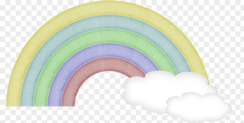 Hand-painted Rainbow Yellow Angle PNG