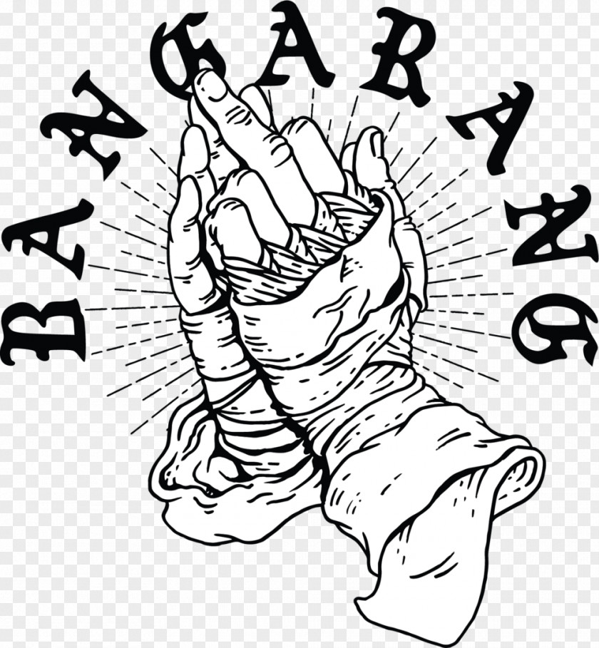 No Struggle Progress Tattoo Drawings Clip Art Illustration Drawing Praying Hands PNG