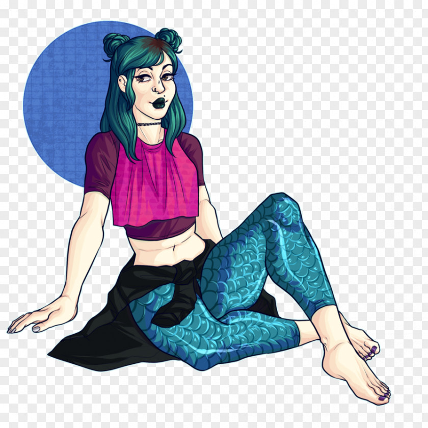 Seapunk Human Behavior Cartoon Shoe Teal PNG