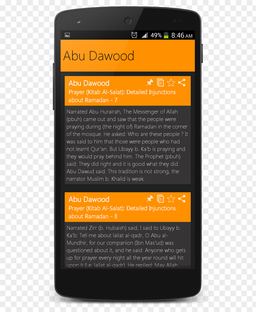 Smartphone Android PNG