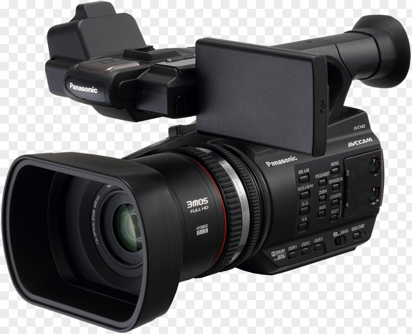 Video Camera Panasonic Cameras Zoom Lens 1080p PNG