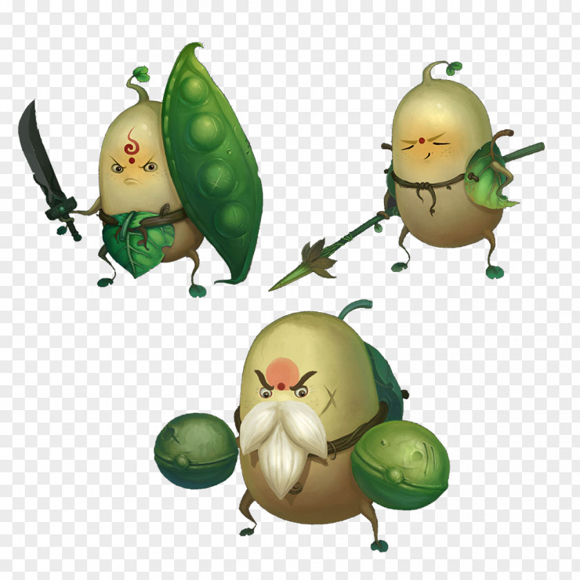 Game Pea Warrior Image Cartoon Soybean PNG