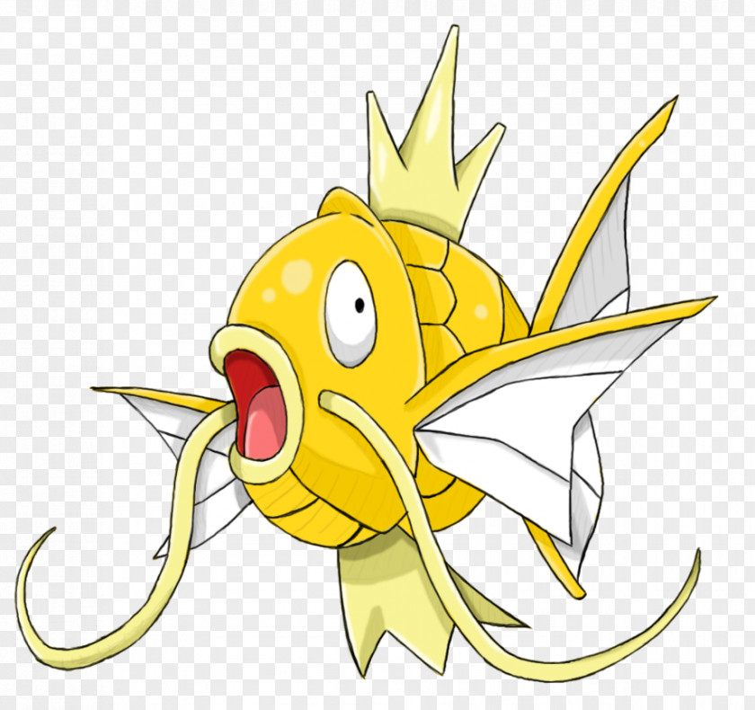 Magikarp Clip Art Illustration Line Cartoon Insect PNG