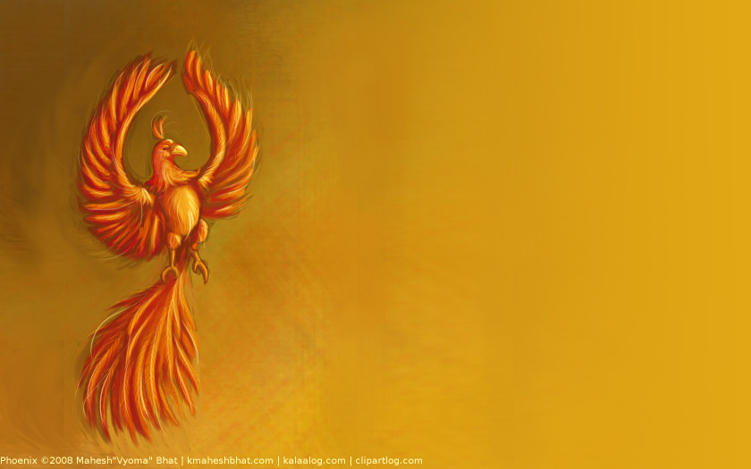 Phoenix Bird Desktop Wallpaper Legendary Creature Drawing PNG