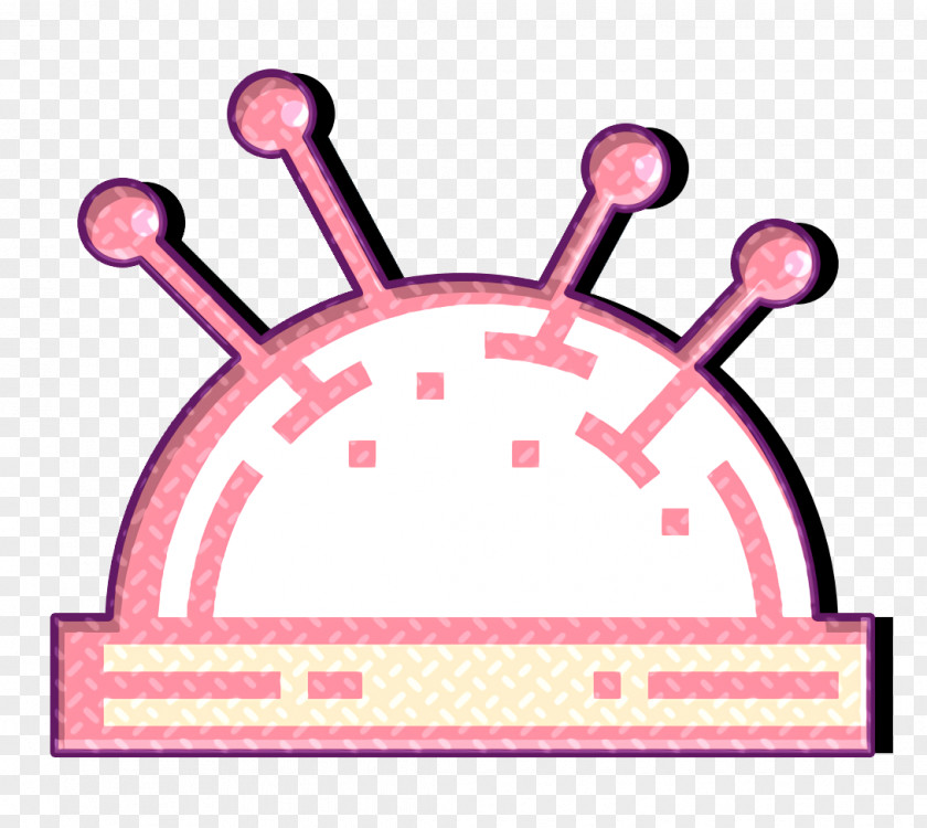 Pin Cushion Icon Sew Craft PNG