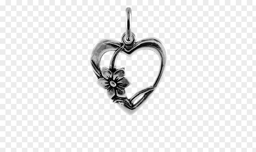 Silver Locket Sterling Body Jewellery Heart PNG