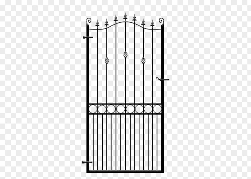 Wrought Iron Gate Terrace Garden Fence PNG