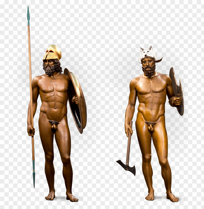 Ancient European Warrior Riace Bronzes Liebieghaus Gods In Color: Polychromy The World PNG