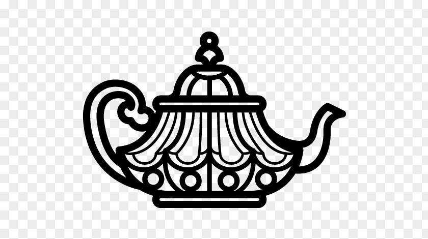 Arabic Teapot Line Art Candlestick Clip PNG