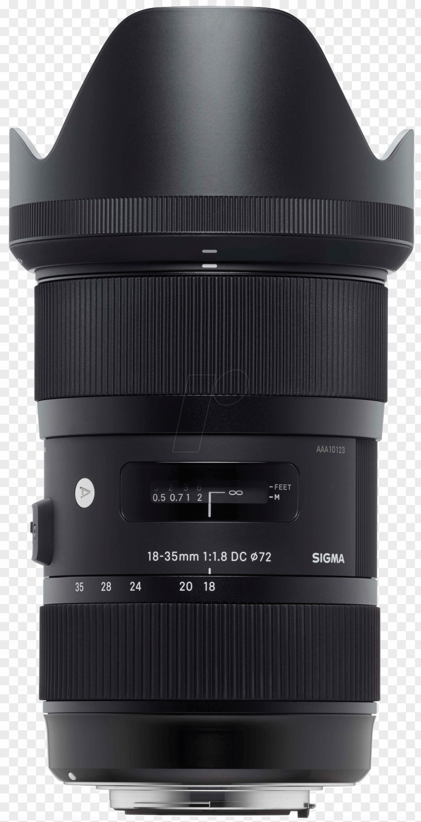 Camera Lens Sigma 18-35mm F/1.8 DC HSM A 30mm F/1.4 EX Canon EF Mount Zoom PNG