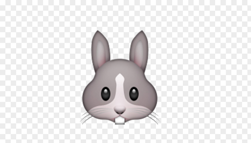 Hare Tail Easter Bunny Emoji PNG