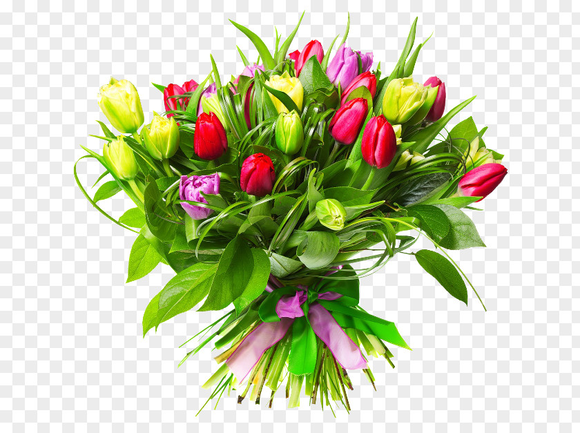 Flower Bouquet Floristry Cut Flowers Tulip PNG