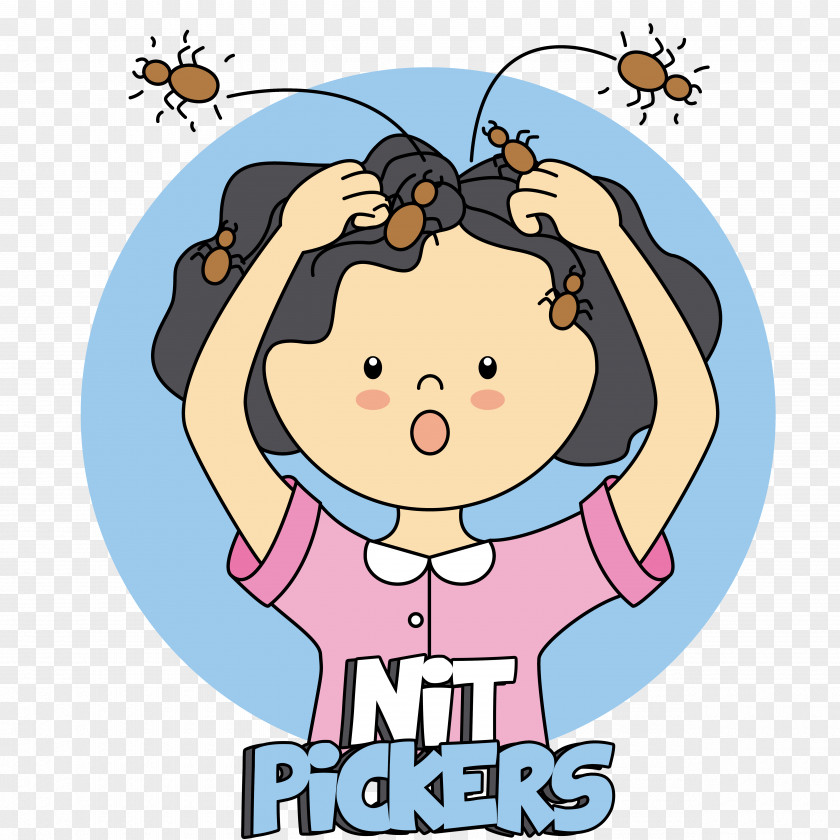 Head Louse Lice Infestation Clip Art PNG