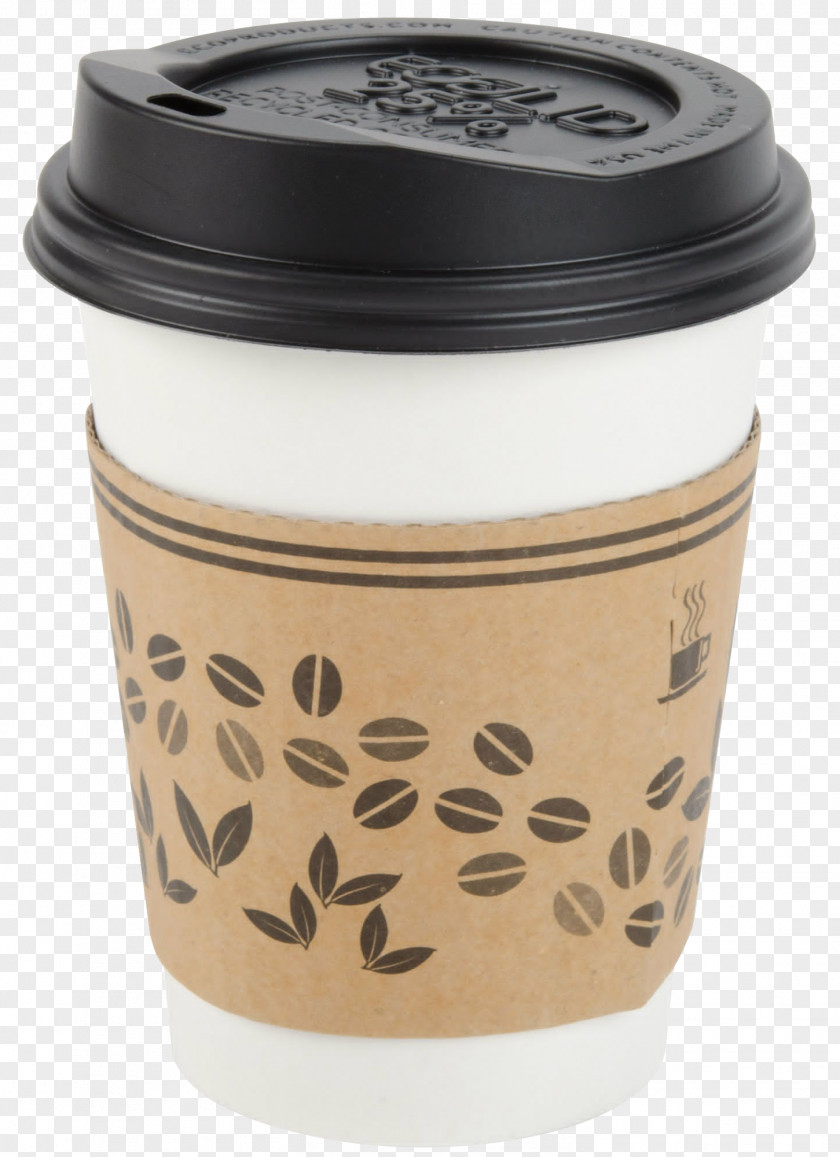 Coffee Cup Sleeve Cafe Paper PNG