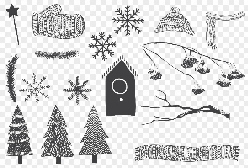 Cute Christmas Tree Day Drawing Image Vector Graphics Illustration PNG