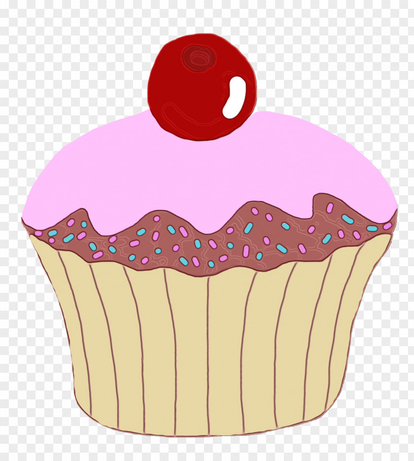 Baked Goods Magenta Cupcake Pink Baking Cup Cake Dessert PNG