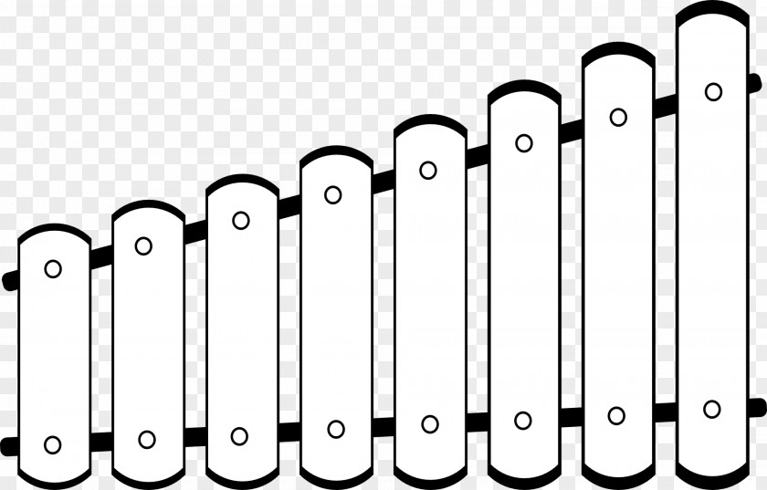 Black Xylophone Marimba Musical Instrument Clip Art PNG
