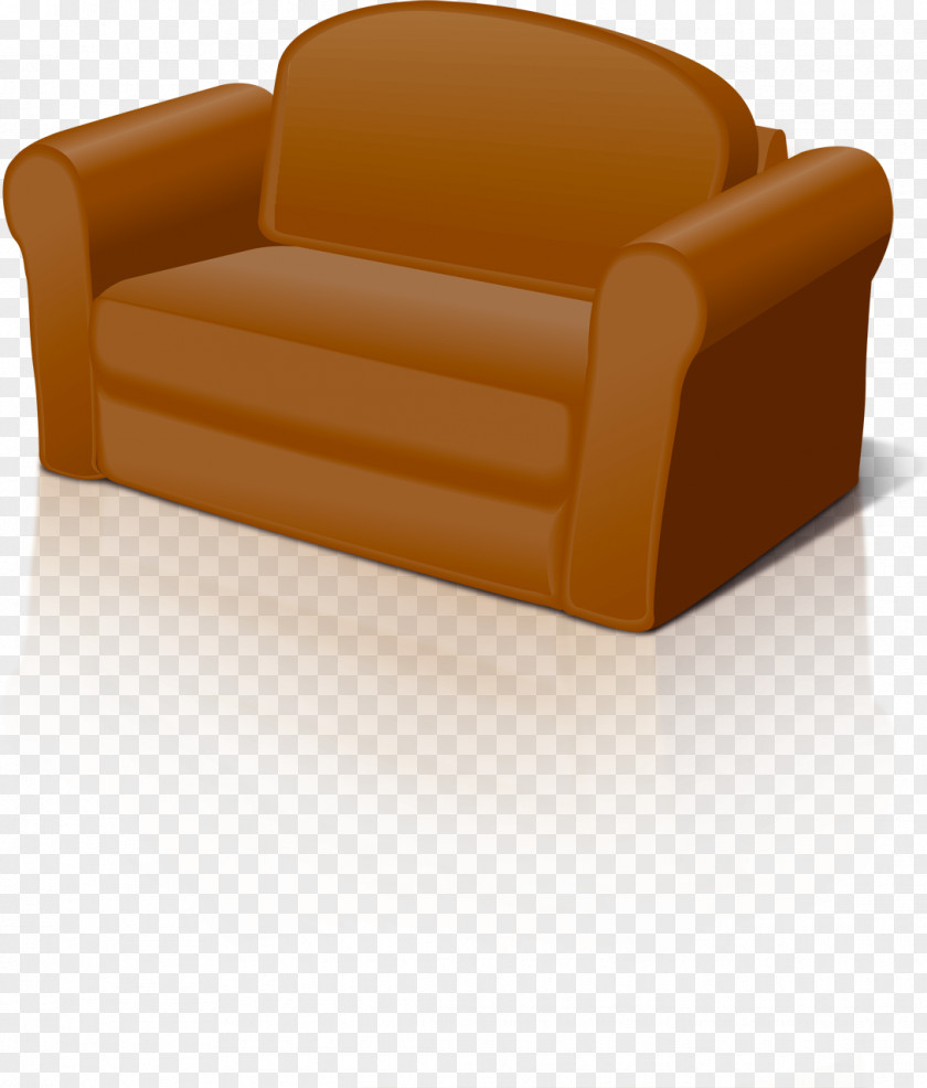 Creative Hand-painted Brown Sofa Couch Bed PNG