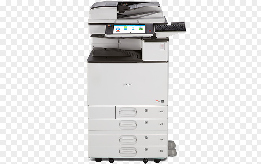 Printer Multi-function Ricoh Photocopier Student PNG