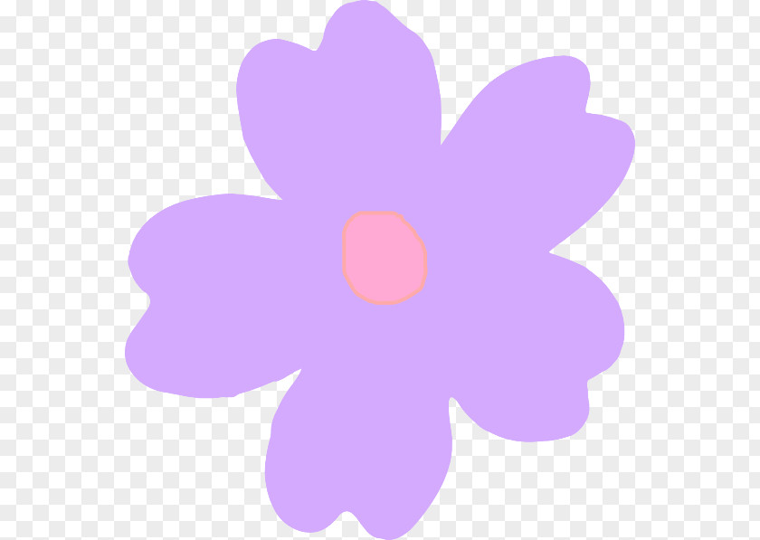 Purple Pink Flowers Clip Art PNG