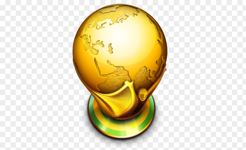 Worldcup Sphere Globe Yellow PNG