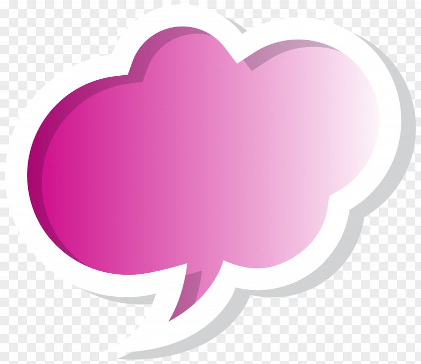 Bubble Speech Cloud Pink Clip Art Image Google Platform Recognition Microsoft API Computing PNG