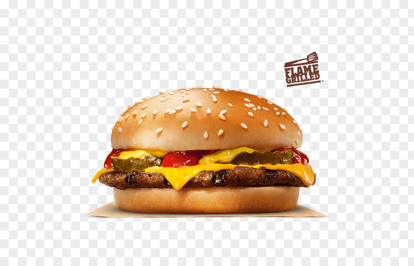 Burger King Cheeseburger Hamburger Beefsteak Pickled Cucumber KFC PNG