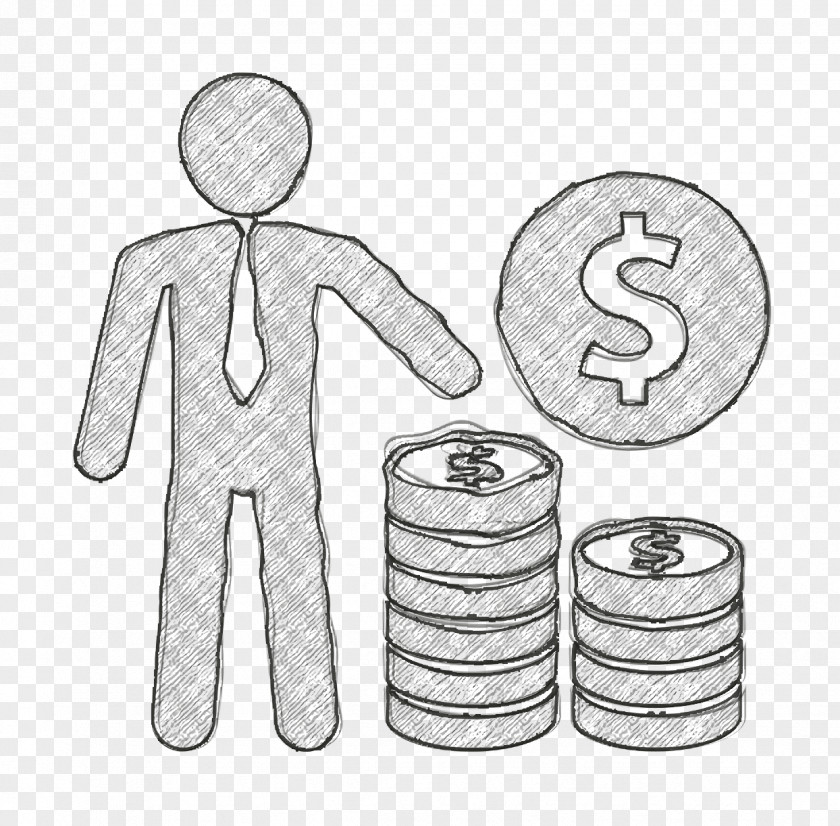 Business Icon Businessman Humans Resources PNG