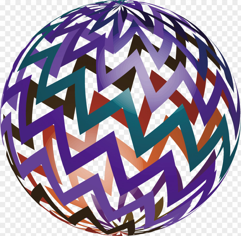 Color Sawtooth Technology Sphere Ball Spherical Geometry PNG