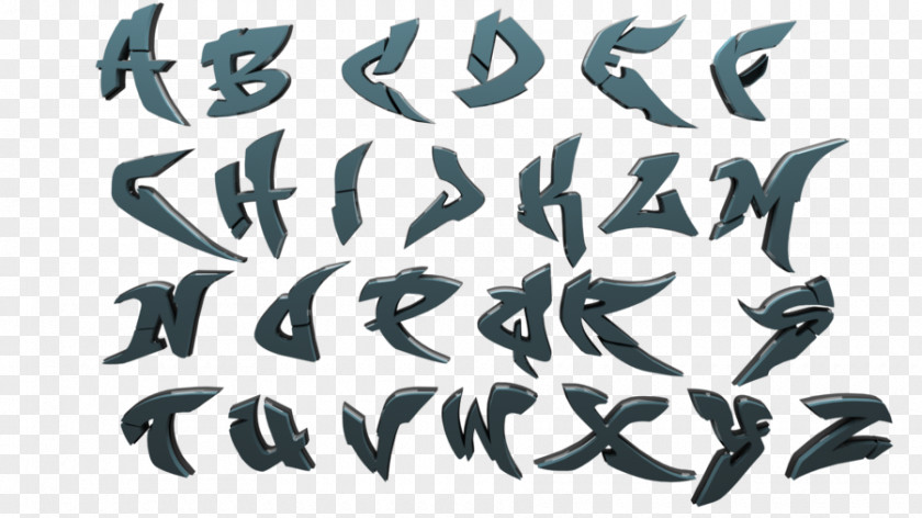 Graffiti Alfabet Alphabet Letter Drawing Clip Art PNG