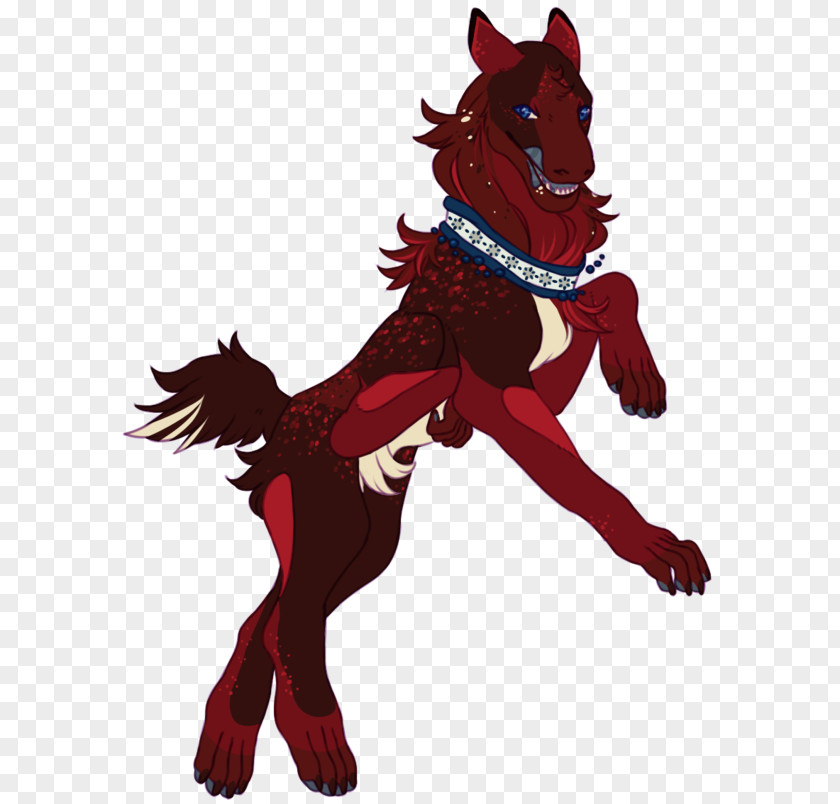 Mustang Demon Costume Design Cartoon PNG