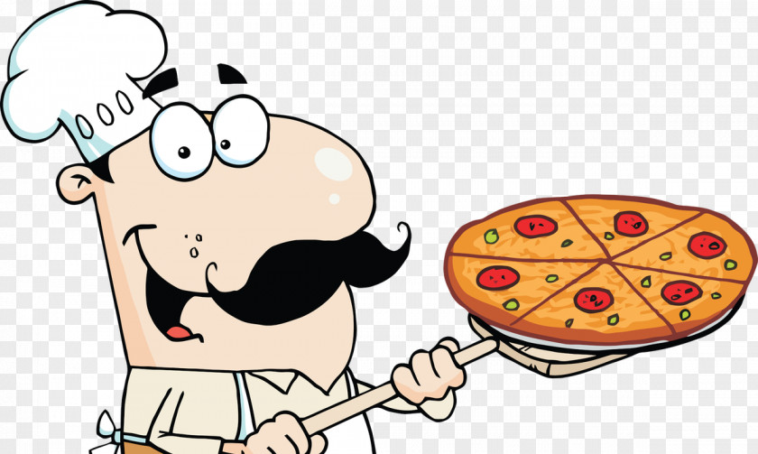 Pizza Chef Italian Cuisine Cartoon PNG