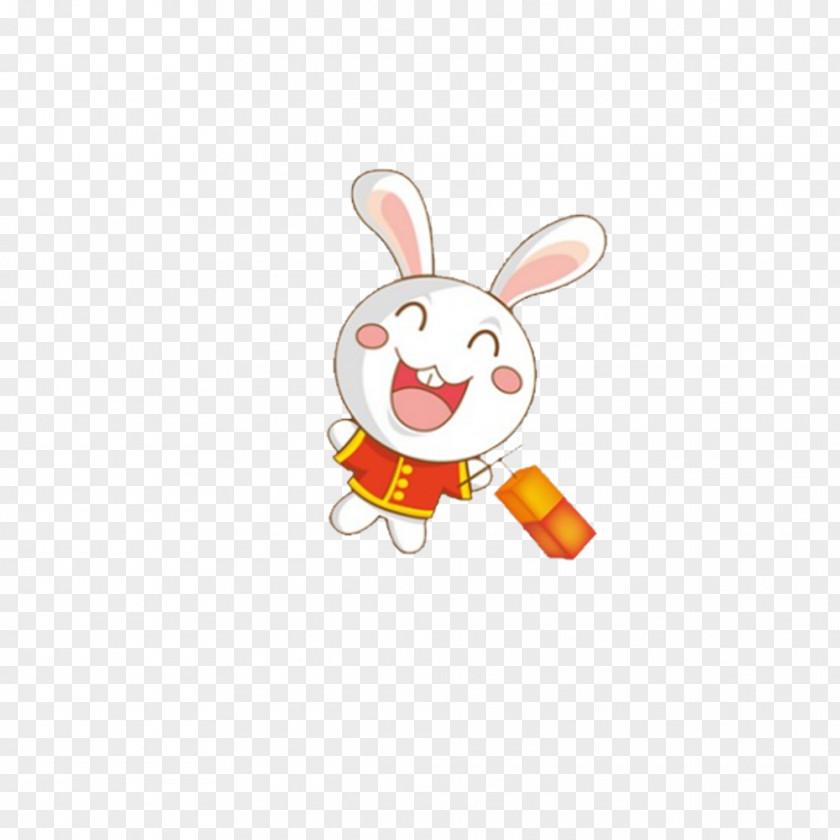 The Rabbit With Lantern Transparency And Translucency PNG