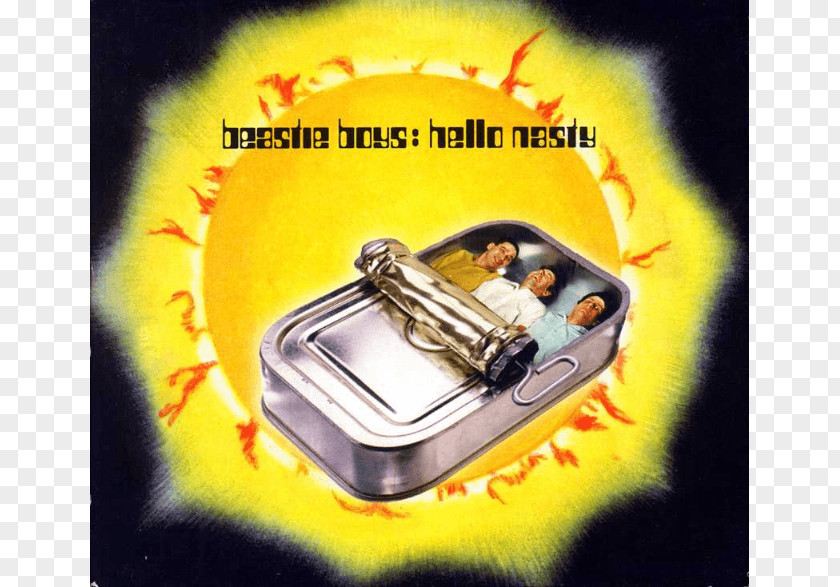 Beastie Boys Hello Nasty Album Cover Phonograph Record PNG