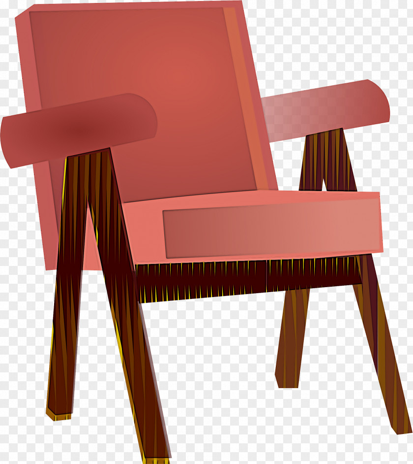 Chair Armrest Angle Plywood Line PNG